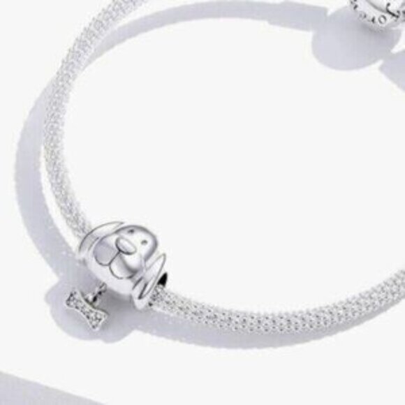 ✅Pandora Dog Charm 925 Sterling Silver Charm Compatible with Pandora NEW - Picture 4 of 4